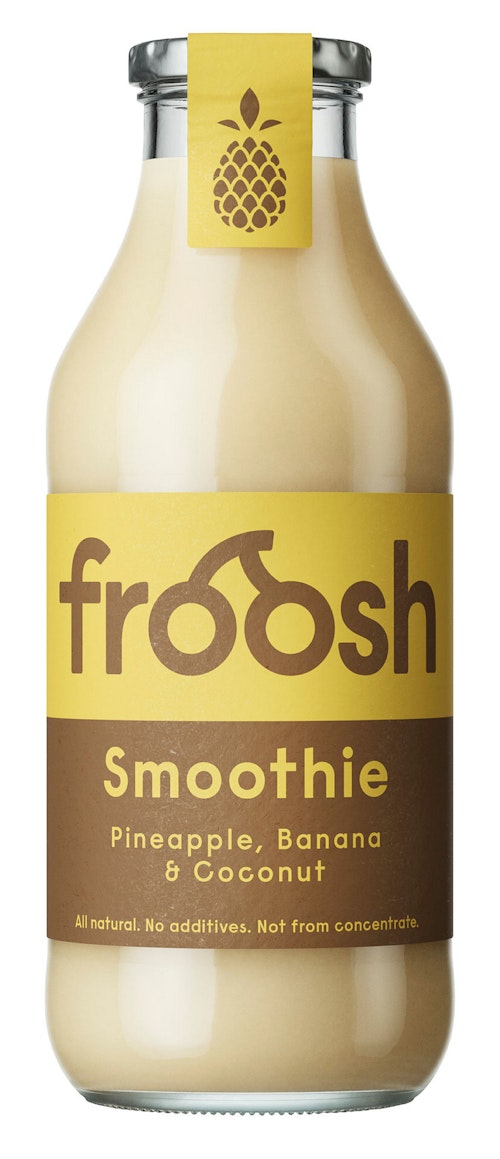 Bilde: © Froosh / Oda Froosh Smoothie Ananas, Banan & Kokos 750 ml