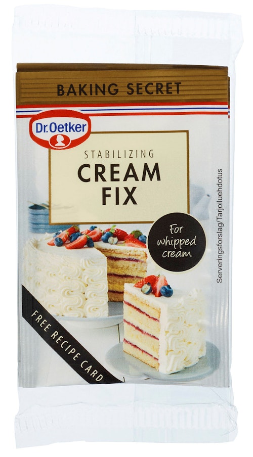 Bilde: © Dr. Oetker / Oda Dr. Oetker Cream Fix 3 x 10g