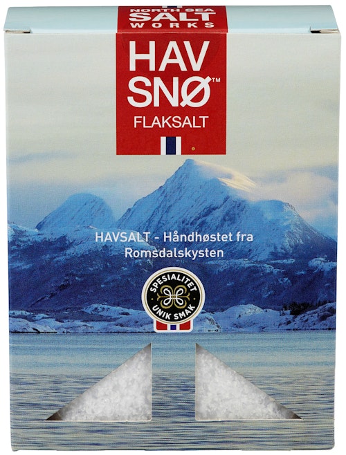 Bilde: © North Sea Salt / Kolonial.no North Sea Salt Havsnø Flaksalt 175 g