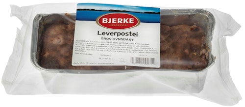 Bilde: © Bjerke Spekemat / Kolonial.no Bjerke Spekemat Grov Ovnsbakt Leverpostei 400 g