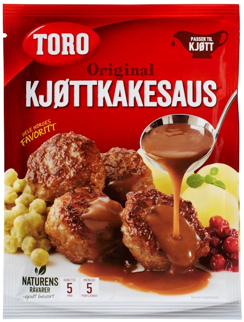 Bilde: © Toro / Kolonial.no Toro Kjøttkakesaus 45 g