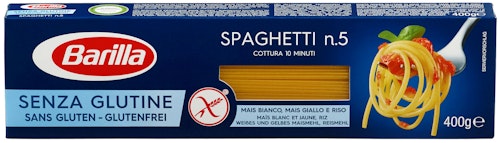Bilde: © Barilla / Kolonial.no Barilla Spaghetti Glutenfri, 400 g