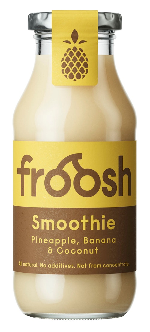 Bilde: © Froosh / Oda Froosh Smoothie Ananas, Banan & Kokos 250 ml