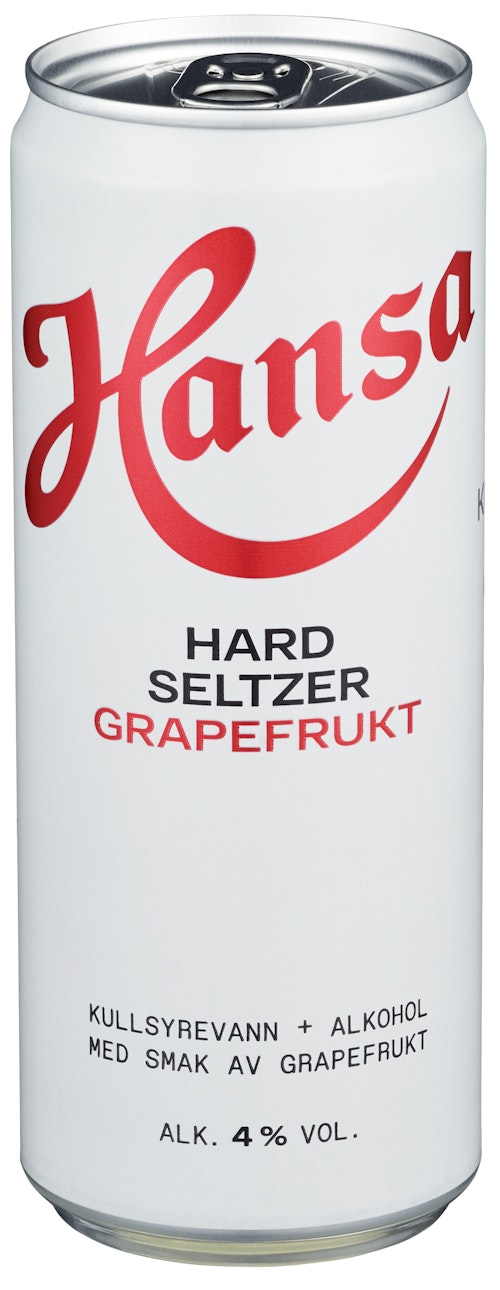 Bilde: © Hansa Borg / Oda Hansa Borg Hansa Hard Seltzer Grapefrukt