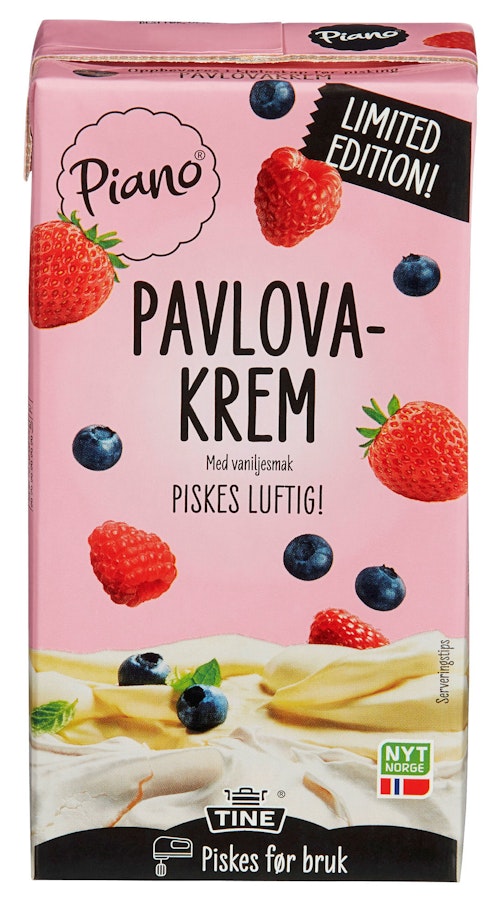 Bilde: © Tine / Oda Tine Piano Pavlovakrem Piskbar, 5 dl