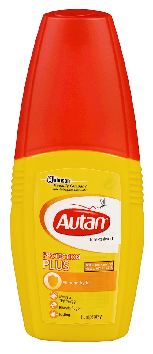 Bilde: © Autan / Kolonial.no Autan Protect Plus Myggspray Pumpespray, 100 ml