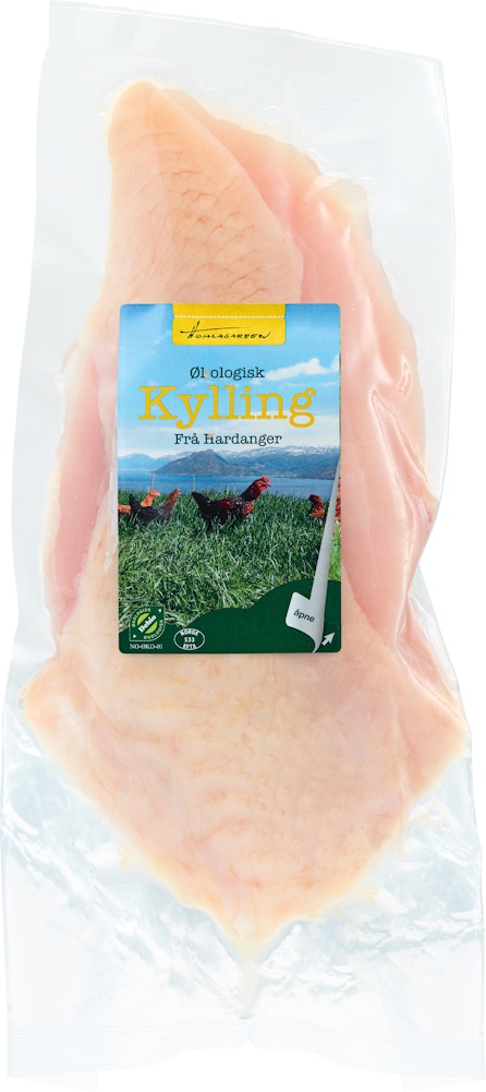 Økologisk Kyllingbryst Med Skinn ca. 290 g