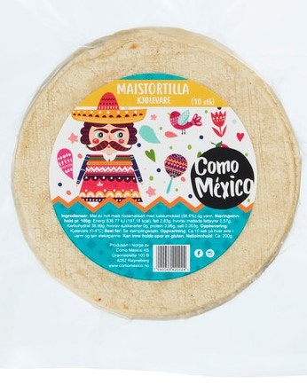 Bilde: © Como Mexico / Oda Como Mexico Fersk Maistortilla 10 stk, 200 g