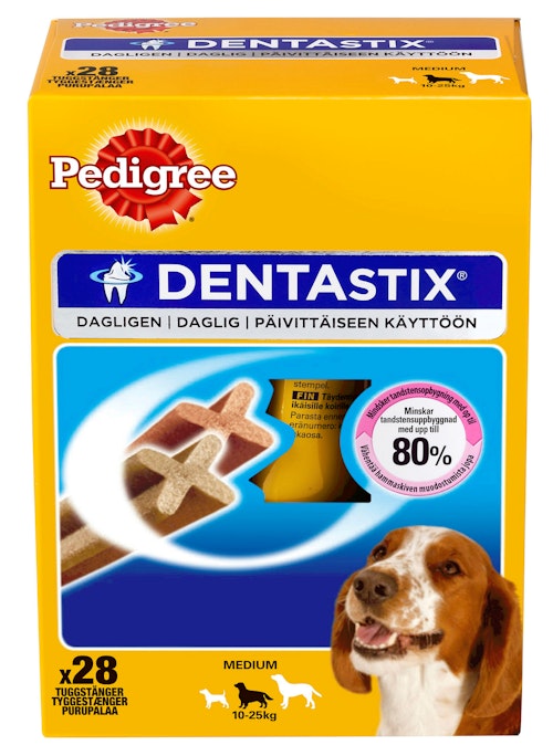 Bilde: © Pedigree / Kolonial.no Pedigree Dentastix Medium 720g, 28 stk
