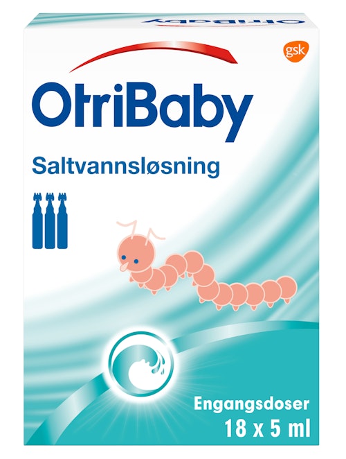 Bilde: © Otrivin / Oda Otrivin Otribaby Saltvann 18 x 5 ml