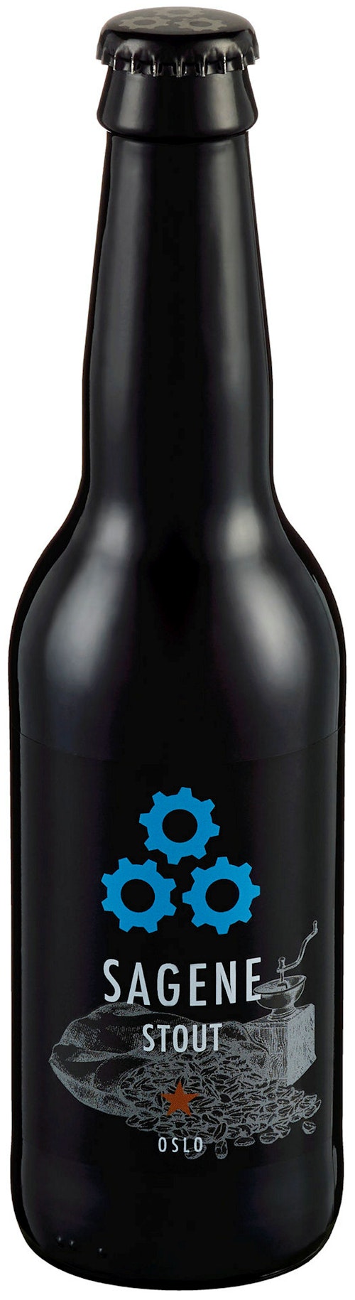 Bilde: © Sagene Pilsner / Kolonial.no Sagene Pilsner Sagene Stout 0,33 l