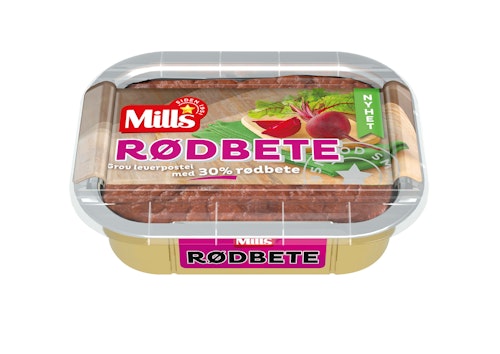 Bilde: © Mills / Kolonial.no Mills Mills Leverpostei med Rødbete 185 g