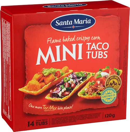 Bilde: © Santa Maria / Oda Santa Maria Mini Taco Tubs 120 g