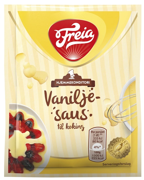 Bilde: © Freia / Kolonial.no Freia Vaniljesaus Til Koking, 19 g