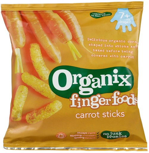 Bilde: © Semper / Kolonial.no Semper Organix Gulrotpinner Fra 7 mnd, 20 g