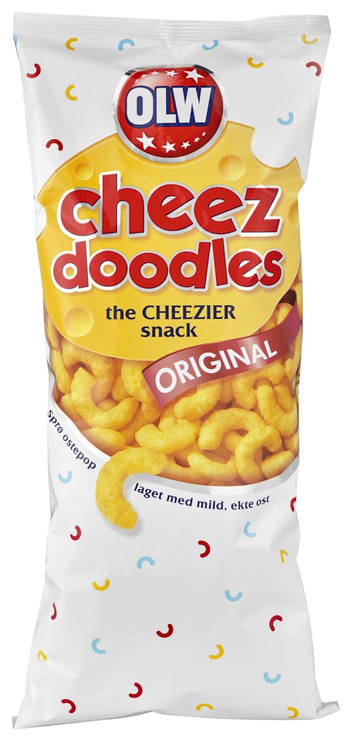 Bilde: © OLW / Kolonial.no OLW Cheez Doodles 120 g