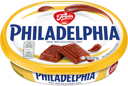Bilde: © Philadelphia / Kolonial.no Philadelphia Philadelphia med Melkesjokolade 160 g