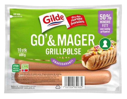 Bilde: © Gilde / Oda Gilde Grillpølse Go og Mager