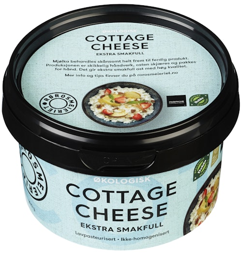 Bilde: © Rørosmeieriet / Oda Rørosmeieriet Økologisk Cottage Cheese 240 g
