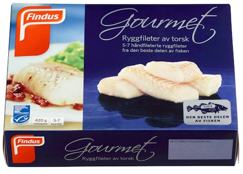 Bilde: © Findus / Oda Findus Torsk Gourmet 420 g
