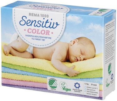 Bilde: © REMA 1000 / Oda REMA 1000 Maskinvask Farget Sensitiv, 930 g