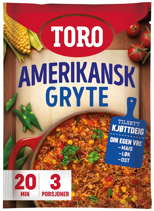 Bilde: © Toro / Oda Toro Amerikansk Gryte