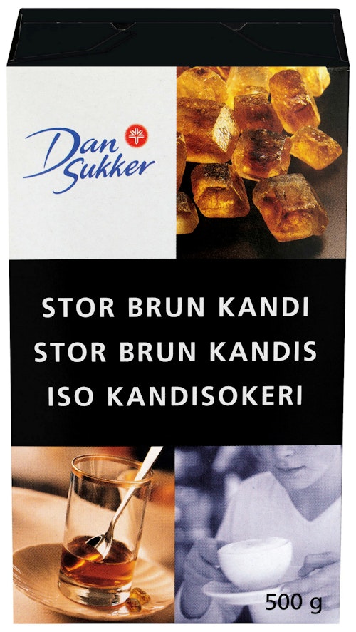Bilde: © Dansukker / Kolonial.no Dansukker Kandissukker Store Biter 500 g