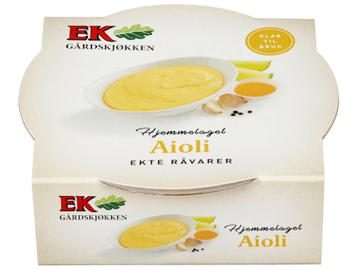 Bilde: © Ek Gårdskjøkken / Kolonial.no Ek Gårdskjøkken Fersk Aioli 100 ml
