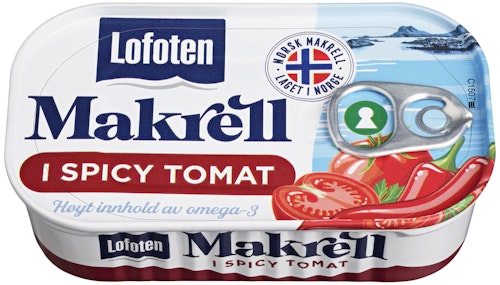 Bilde: © Lofoten / Oda Lofoten Makrell i Tomat Spicy