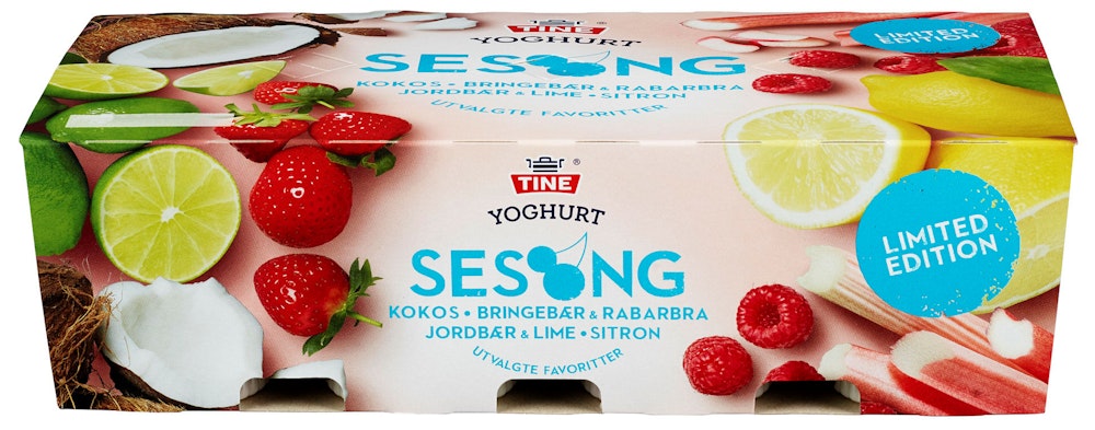 Tine Yoghurt Sommerfrisk 8x150 g