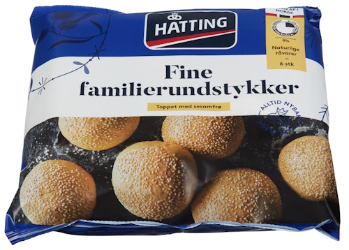 Bilde: © Hatting / Oda Hatting Fine Familierundstykker 6 stk, 480 g