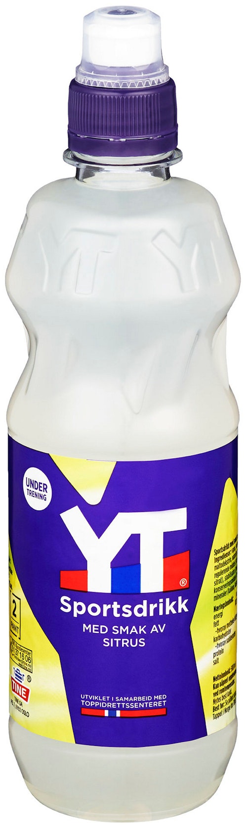 Bilde: © Tine / Kolonial.no Tine YT Sportsdrikk Sitrus, 0,5 l