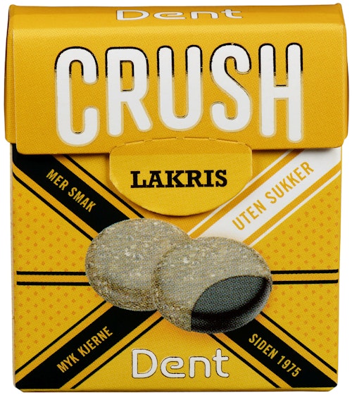 Bilde: © Dent / Kolonial.no Dent Dent Crush Lakris 25 g