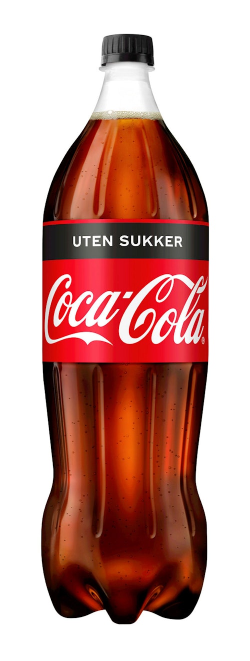 Bilde: © Coca-Cola / Kolonial.no Coca-Cola Coca-Cola Uten Sukker 1,75 l