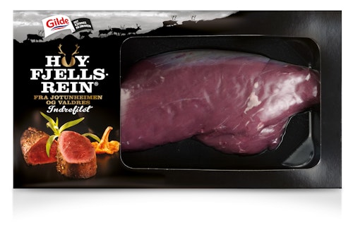 Bilde: © Gilde / Kolonial.no Gilde Høyfjellsrein Indrefilet av Reinsdyr ca. 180 g