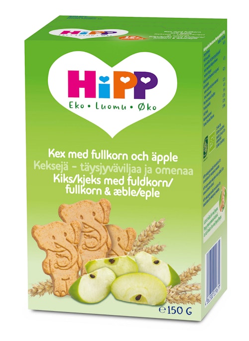 Bilde: © Hipp / Oda Hipp Kjeks med Fullkorn & Eple Fra 12 mnd