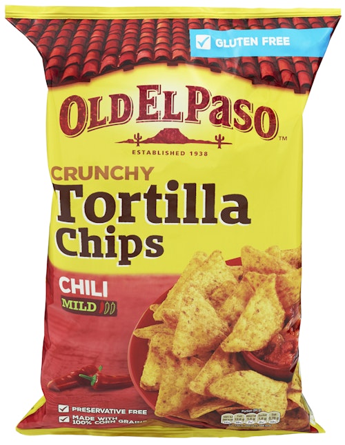 Bilde: © Old El Paso / Oda Old El Paso Tortilla Chips Chili 185 g