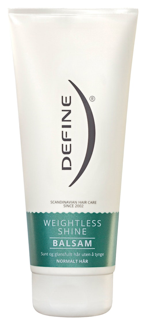 Bilde: © Define / Kolonial.no Define Balsam Weightless shine, 200 ml