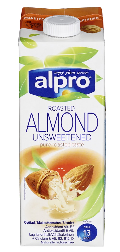 Bilde: © Alpro / Kolonial.no Alpro Mandeldrikk Usøtet 1 l