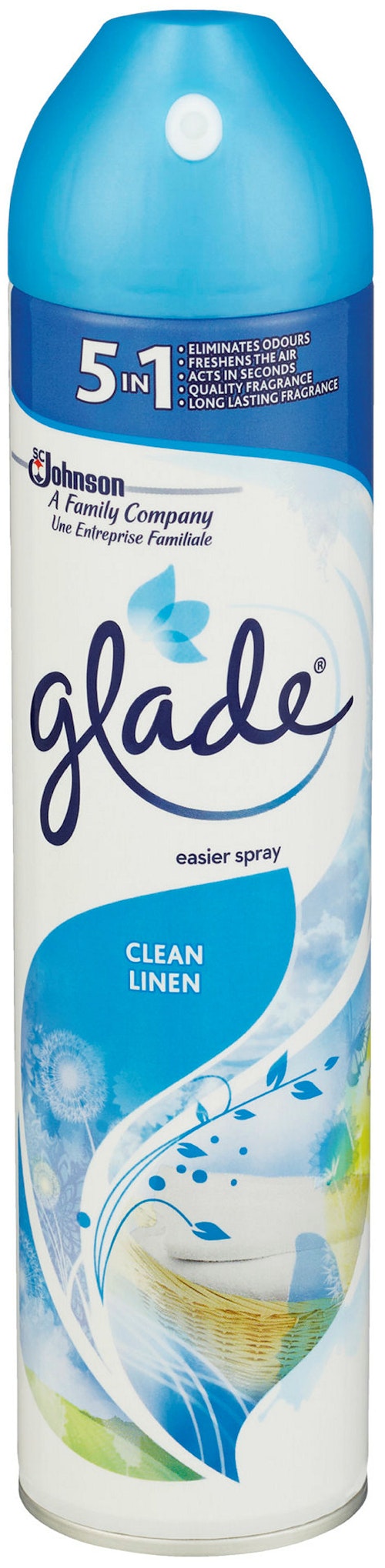 Bilde: © Glade / Kolonial.no Glade Glade Clean Linen Luftfrisk 300 ml