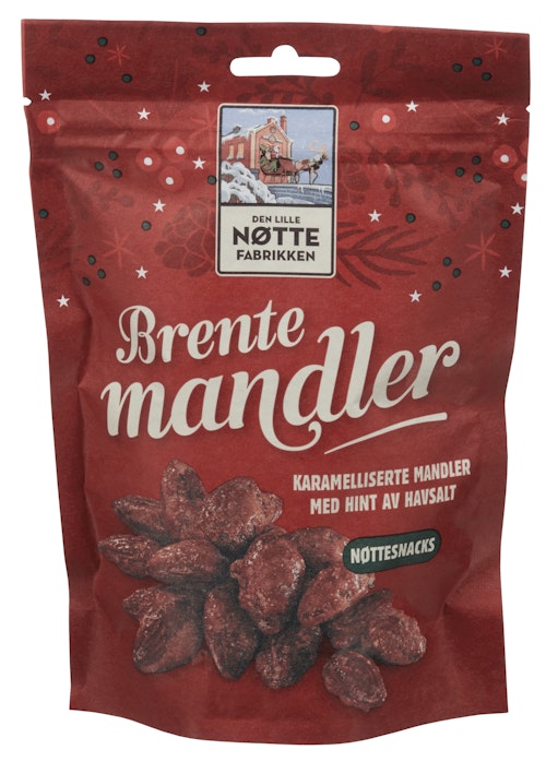 Bilde: © Den Lille Nøttefabrikken / Oda Den Lille Nøttefabrikken Brente Mandler 160 g