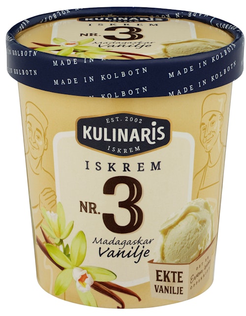 Bilde: © Kulinaris / Oda Kulinaris Vanilje-Iskrem