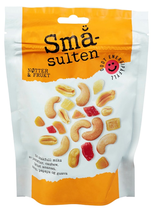 Bilde: © Polly / Kolonial.no Polly Småsulten Nøtter & Frukt 180 g