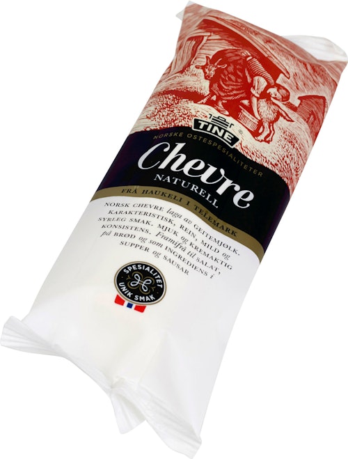 Bilde: © Tine / Kolonial.no Tine Chevre Haukeli Naturell 190 g