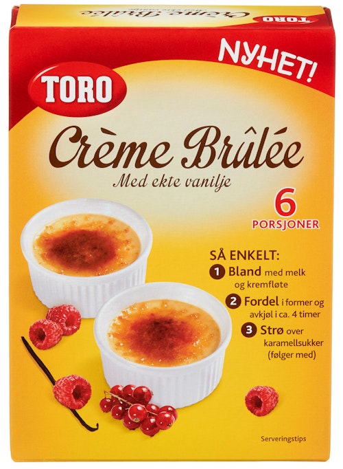 Toro Dessert Creme Brulee
