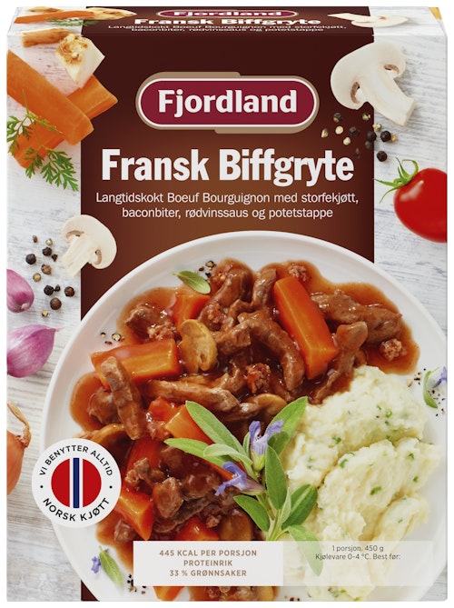 Fjordland Fransk Biffgryte 450 g