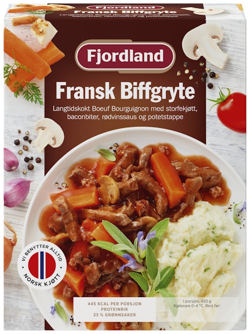 Bilde: © Fjordland / Oda Fjordland Fransk Biffgryte