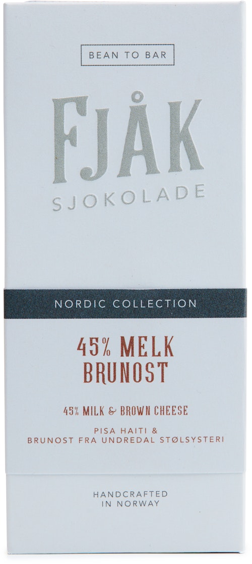 Bilde: © Fjåk / Oda Fjåk 45% Melk & brunostsjokolade
