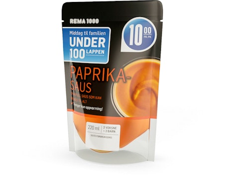Bilde: © REMA 1000 / Kolonial.no REMA 1000 Paprikasaus 220 g