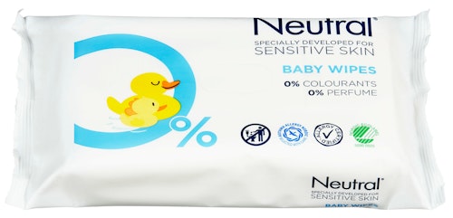 Bilde: © Neutral / Oda Neutral Neutral Baby Våtservietter 63 stk
